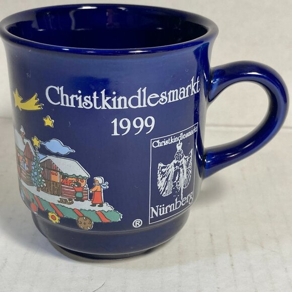 Vintage German Christmas Market Coffee Cup Nurnberger Christkindlesmarkt 1999 - Picture 3 of 16